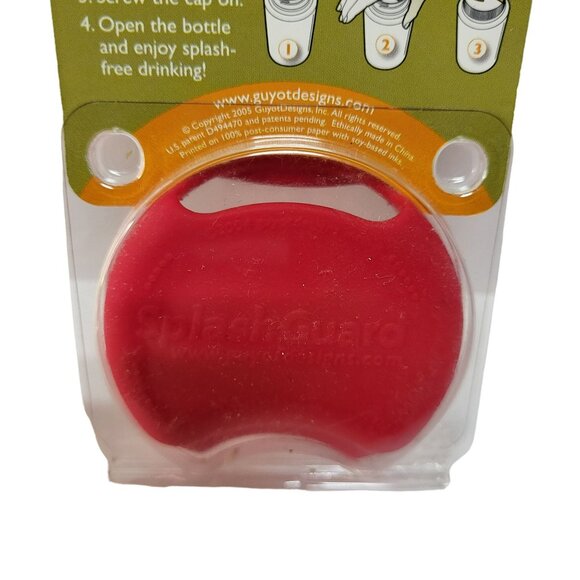 Guyotdesigns Universal Splash Guard Red Hibiscus Flower Wide Mouth Water Bottles - Picture 6 of 7